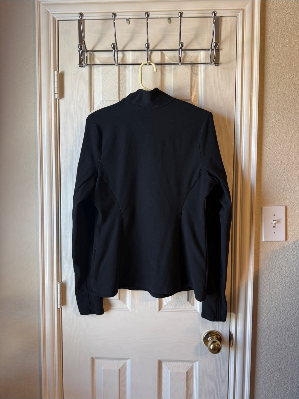 ALO Yoga Black Half-Zip Turtleneck Pullover large - Picture 3 of 3